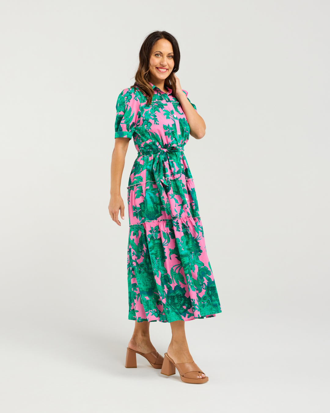 Seduce | Elise Dress - Pink Jungle
