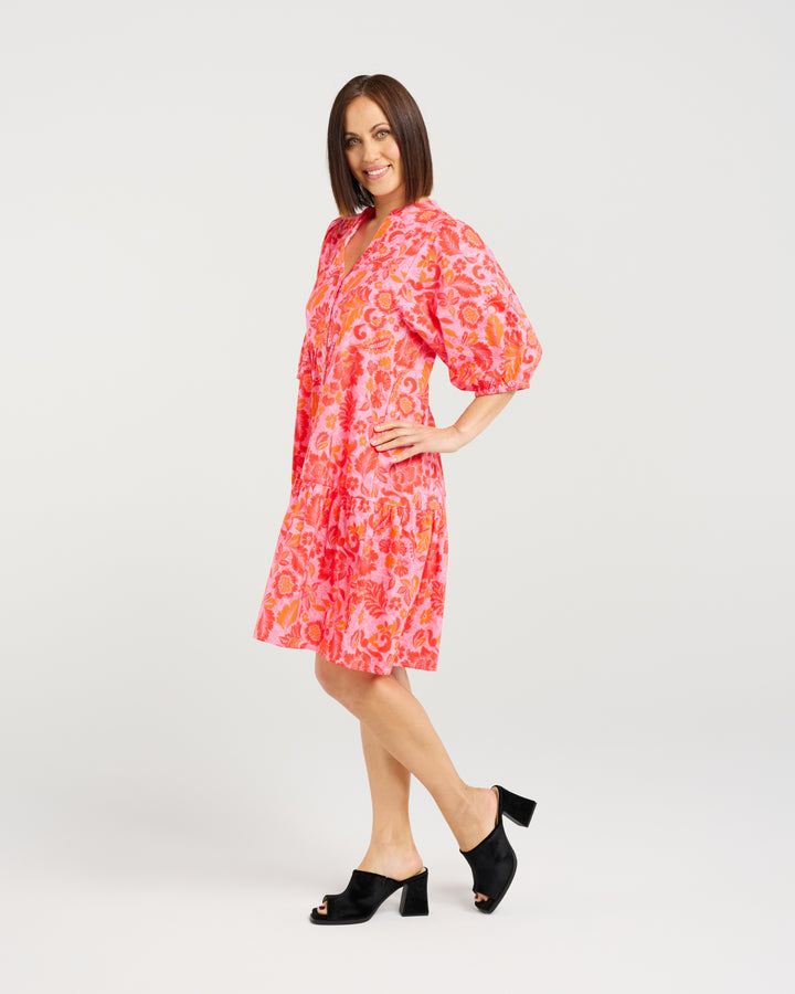 Seduce | Eileen Dress - Abstract Blush