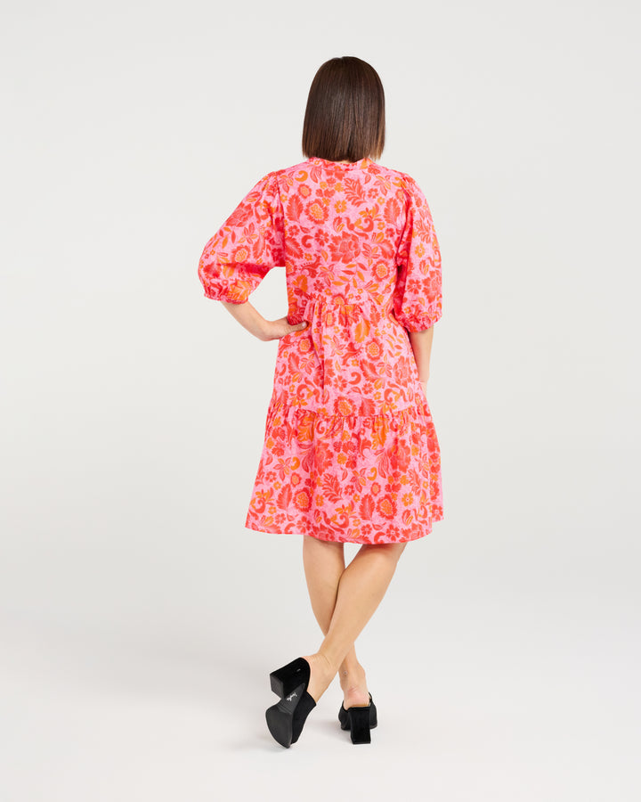 Seduce | Eileen Dress - Abstract Blush