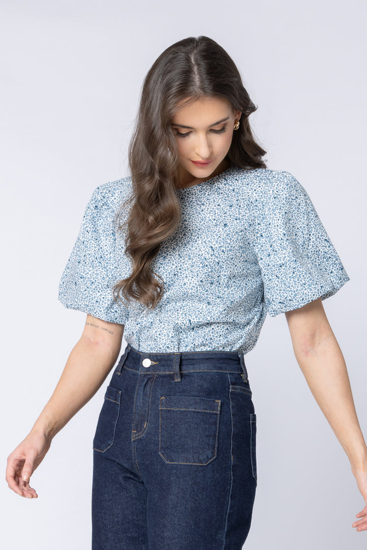 Seeking Lola | Knowing Top - Sapphire Saffron