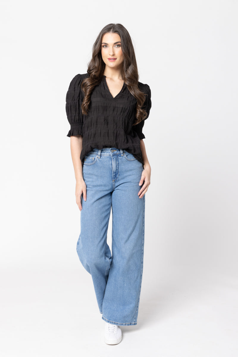 Leila + Luca | Butterfly Top Black