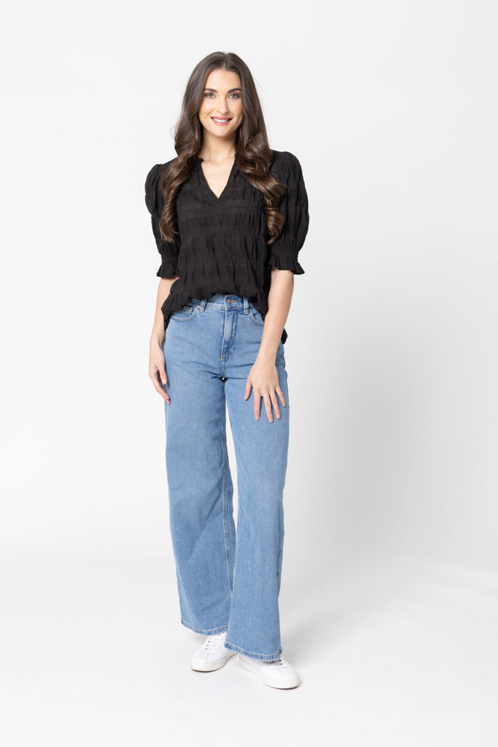 Leila + Luca | Butterfly Top Black