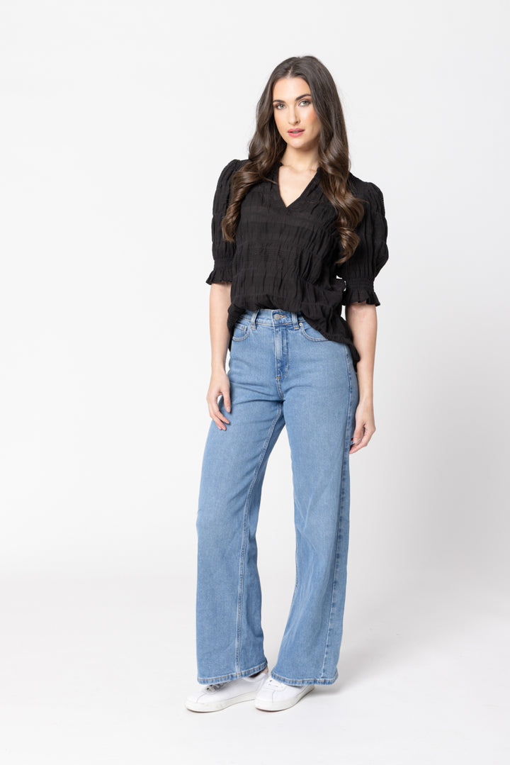 Leila + Luca | Butterfly Top Black