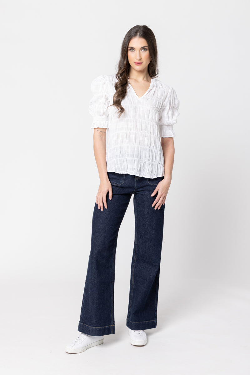 Leila & Luca | Butterfly Top Whitee