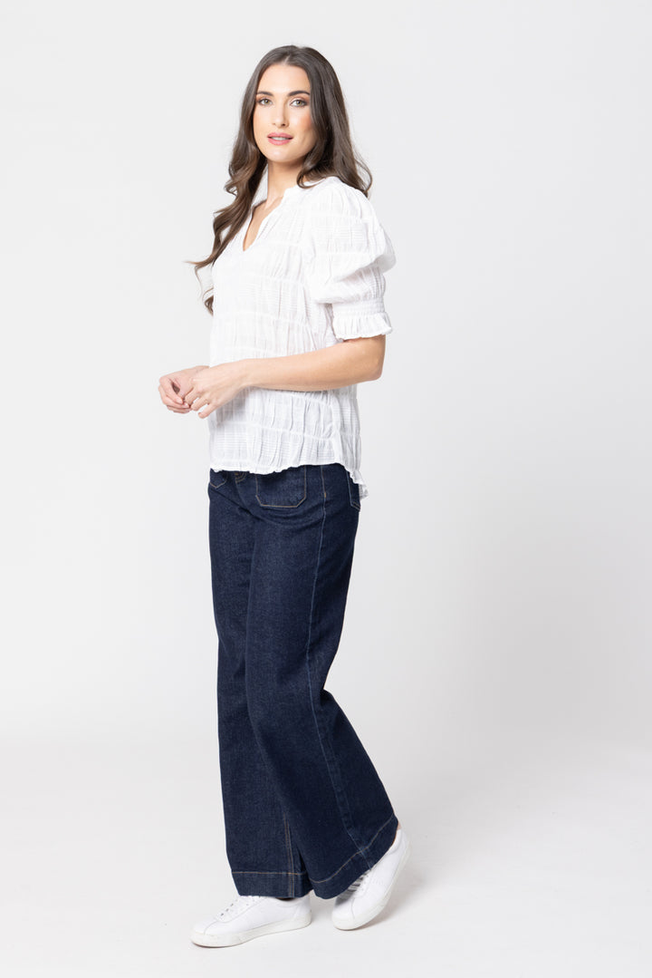 Leila & Luca | Butterfly Top Whitee