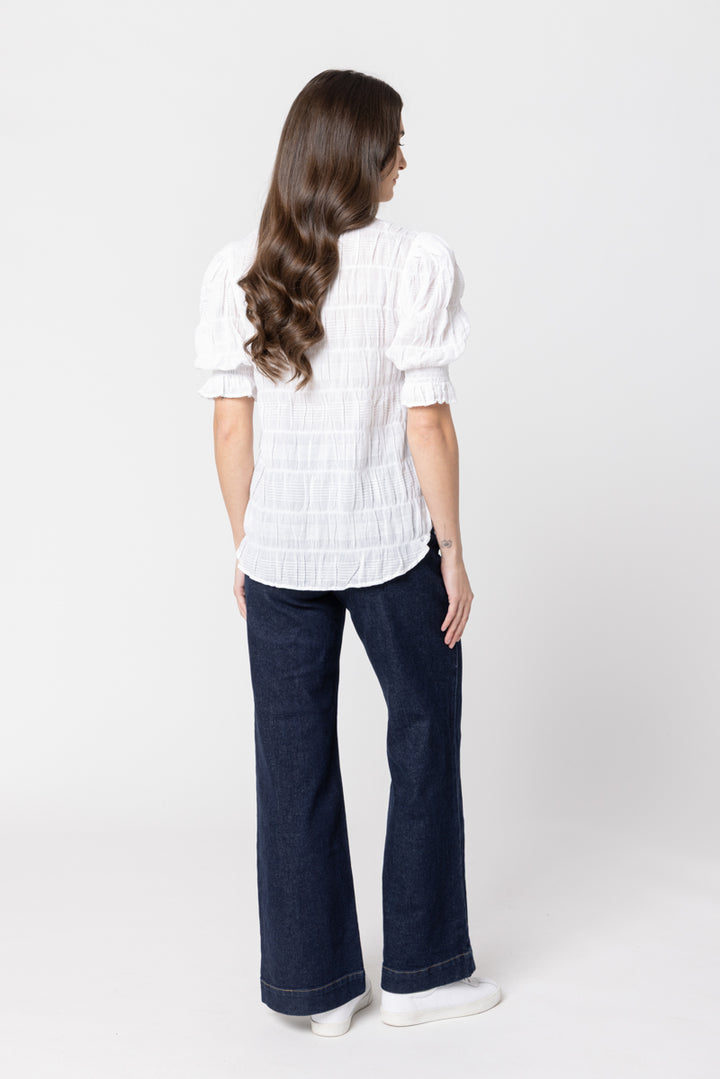 Leila & Luca | Butterfly Top Whitee