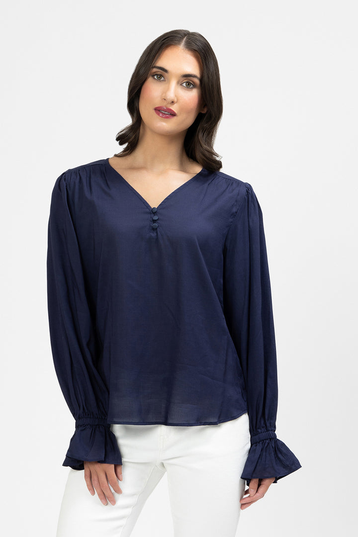 Agnus Top - Inky Tencel