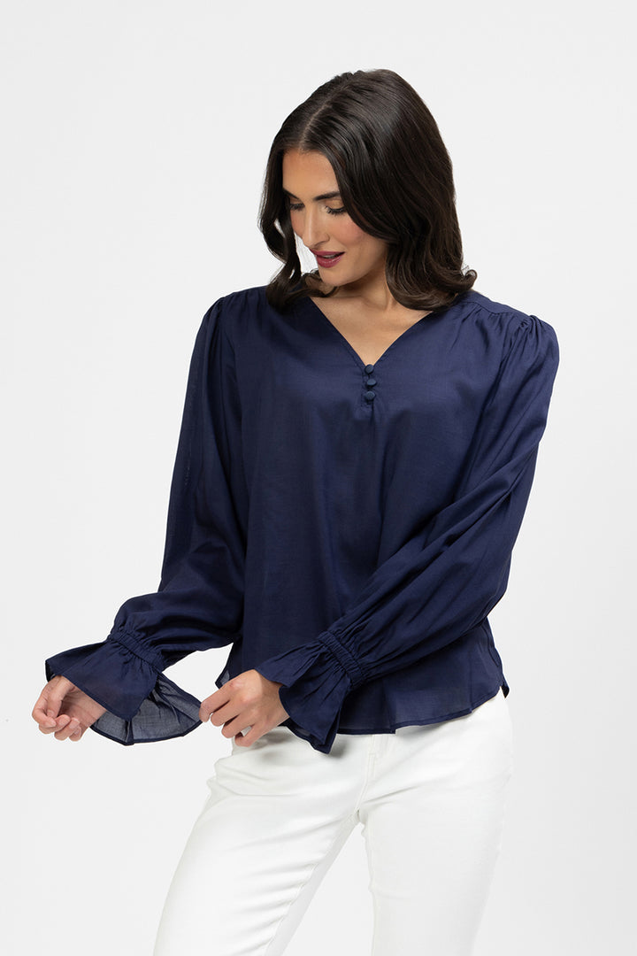 Agnus Top - Inky Tencel