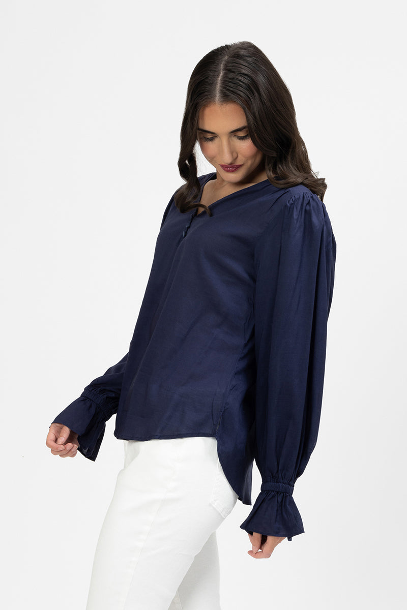 Agnus Top - Inky Tencel