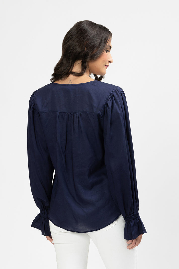 Agnus Top - Inky Tencel