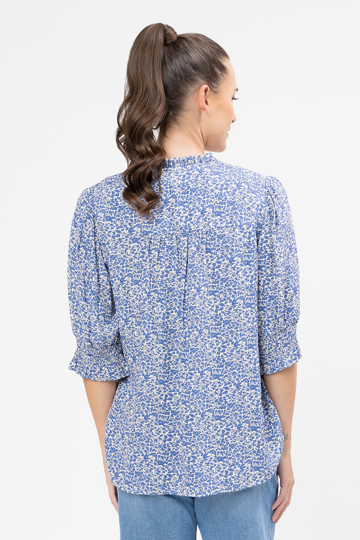 Seeking Lola | Gifted Top SS Blue Trallice