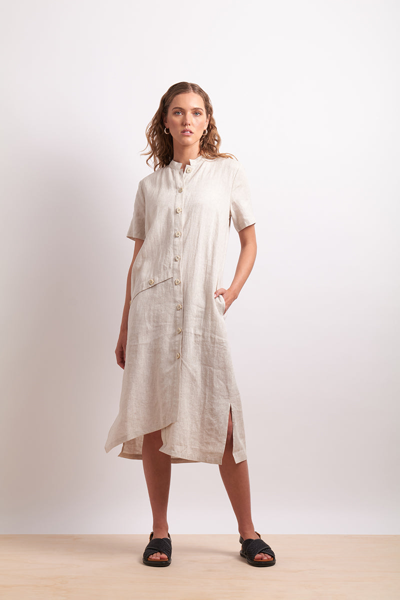 Neris | Divine Angles Dress - Sesame