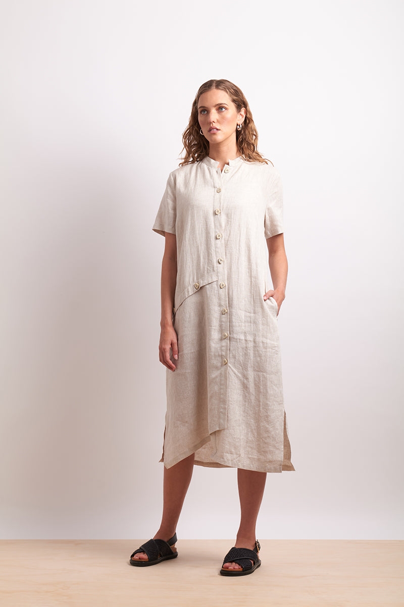 Neris | Divine Angles Dress - Sesame