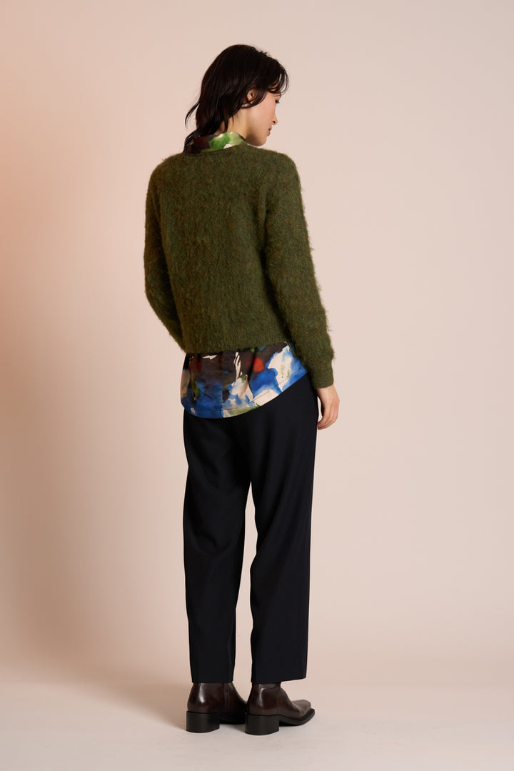 Neris | Fluff Piece Jumper - Moss