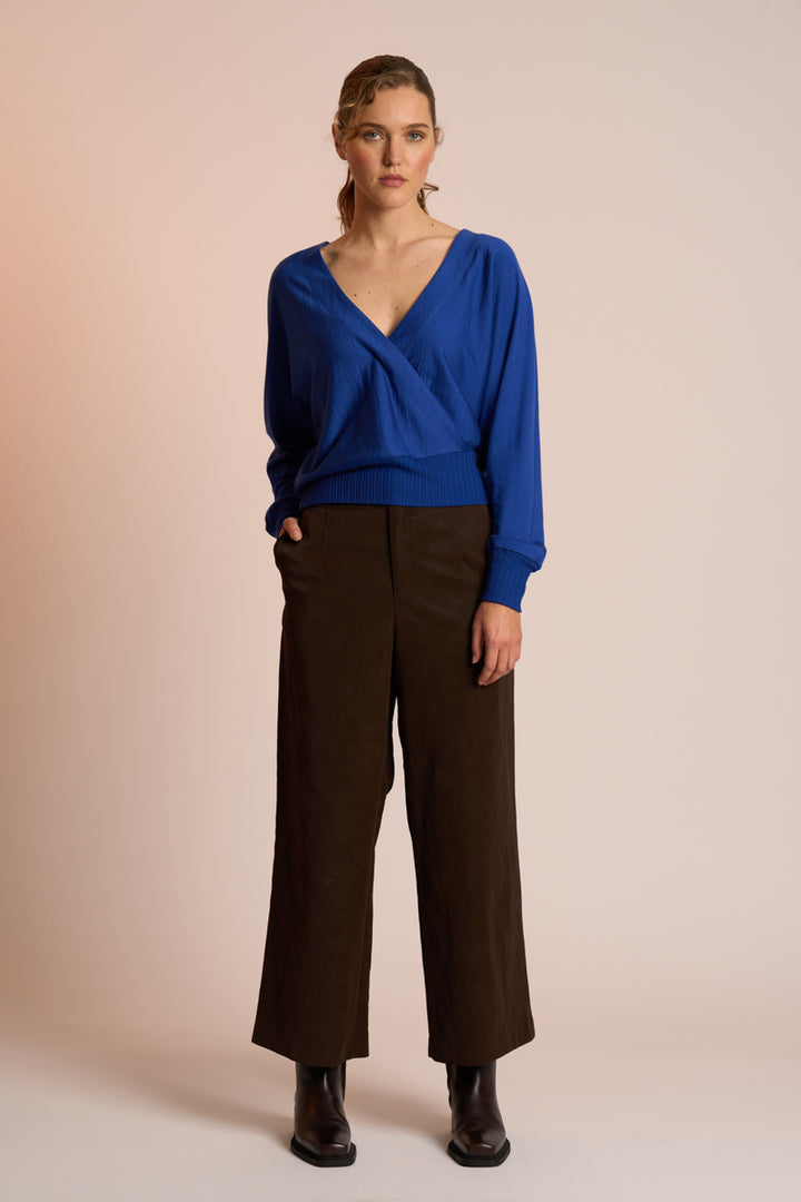 Neris | Double Take Top - Lapis