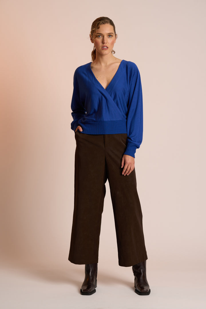 Neris | Double Take Top - Lapis
