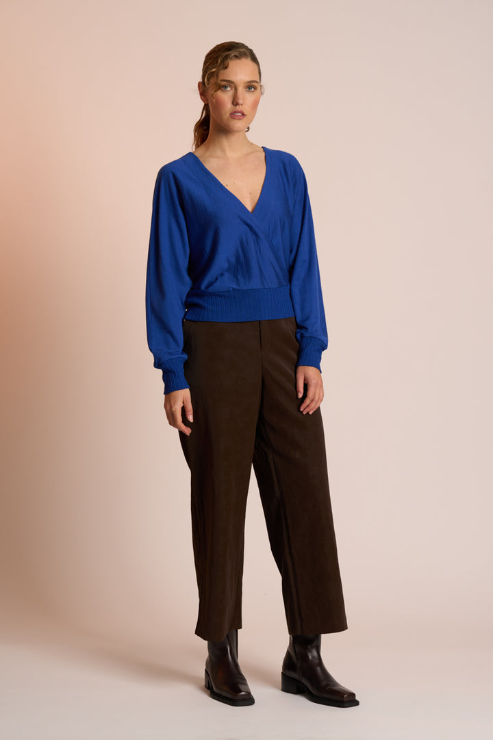 Neris | Double Take Top - Lapis