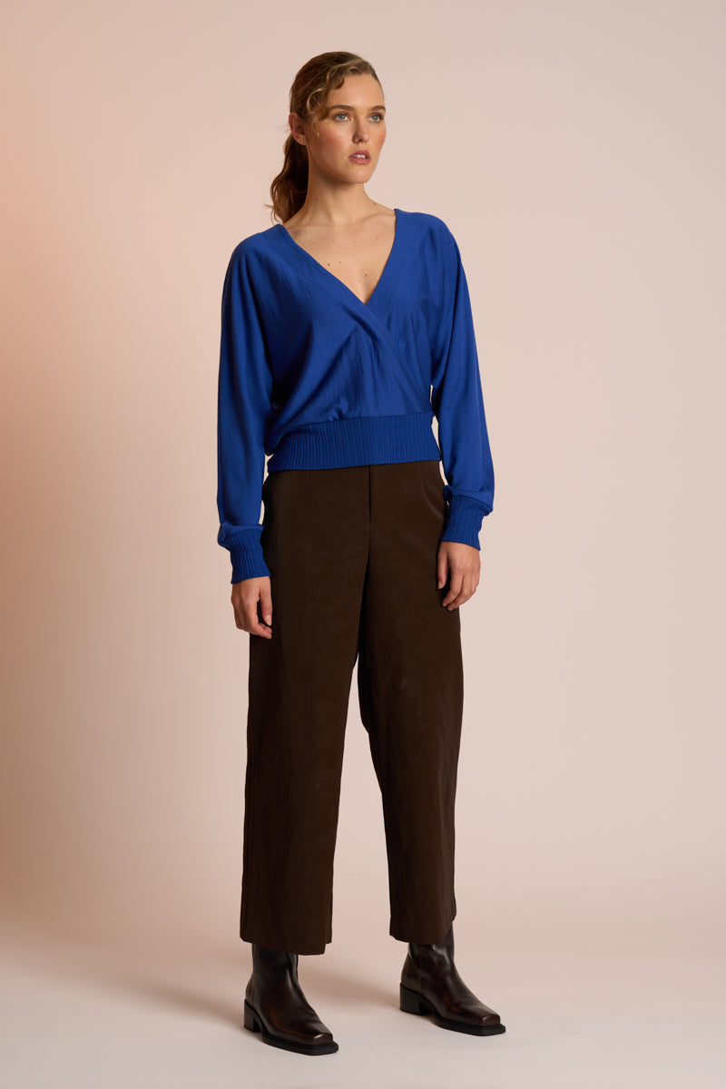 Neris | Double Take Top - Lapis