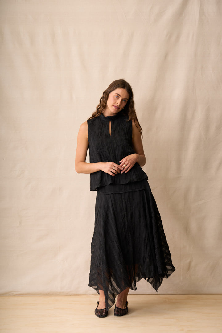 Neris | Art House Skirt - Ebony
