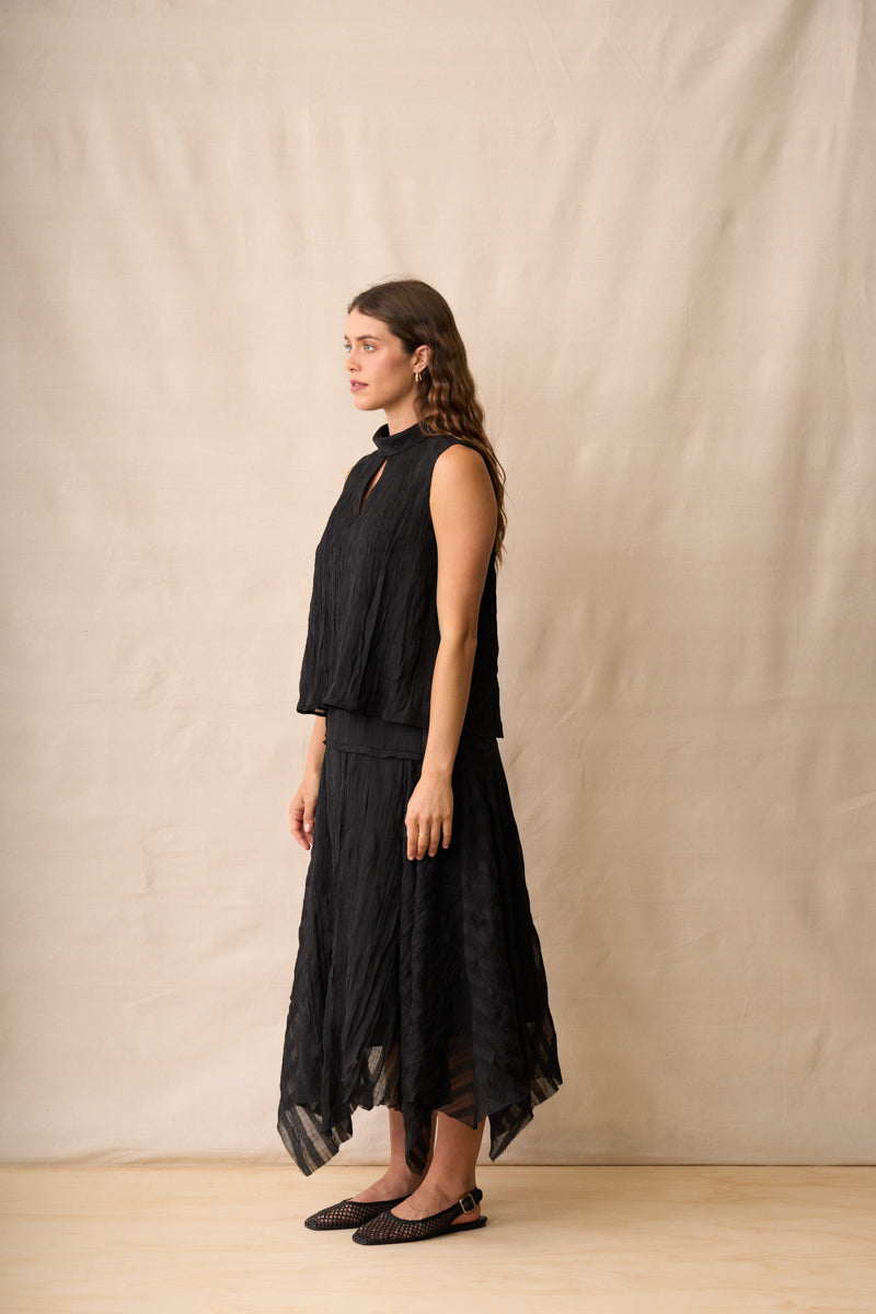 Neris | Art House Skirt - Ebony