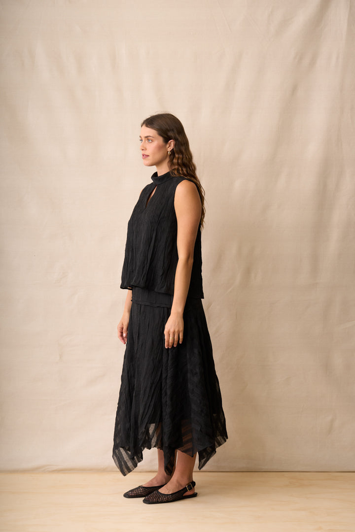 Neris | Art House Skirt - Ebony
