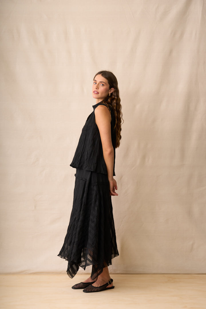 Neris | Art House Skirt - Ebony