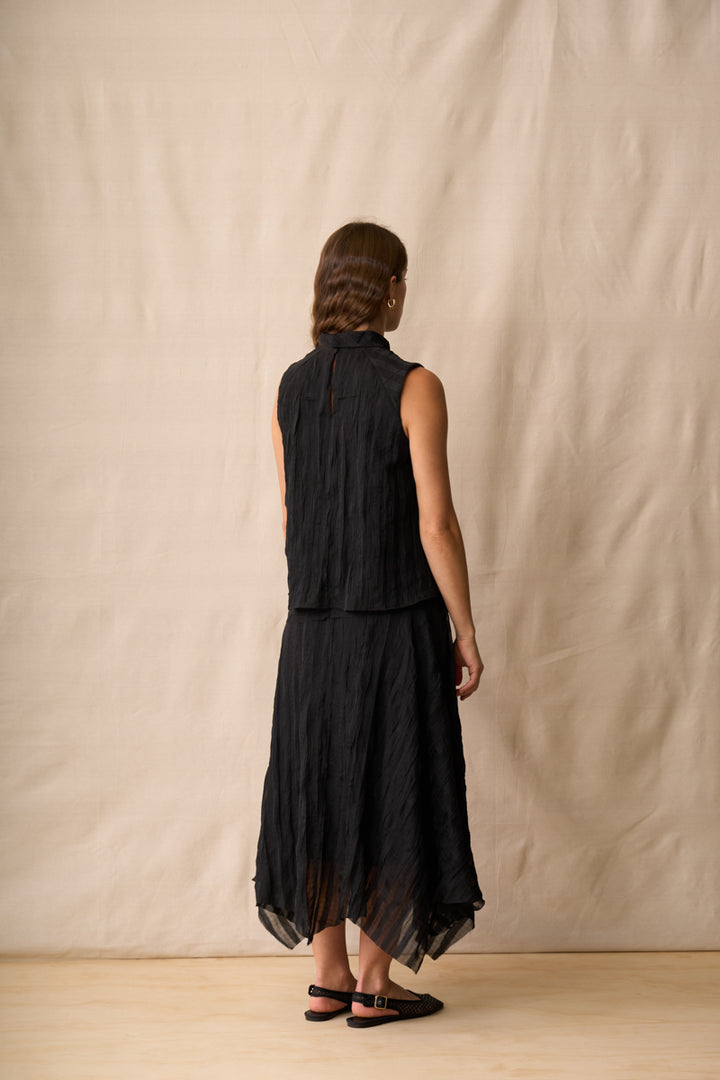 Neris | Art House Skirt - Ebony
