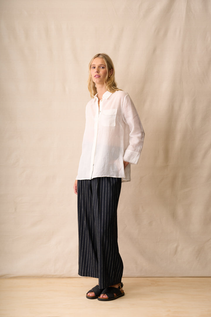 Neris | Drew Shirt - White