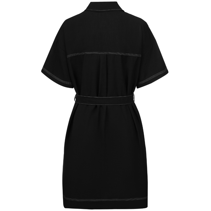Moke | Cora Shirt Dress - Black