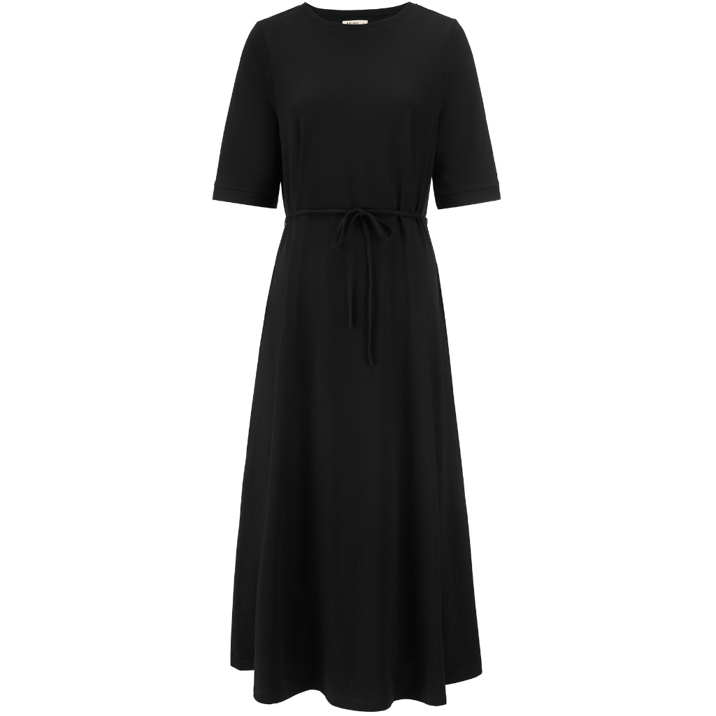 Moke | Greta Tee Dress - Black