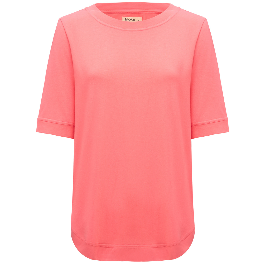 Moke | Ruby Tee - Sunset Coral