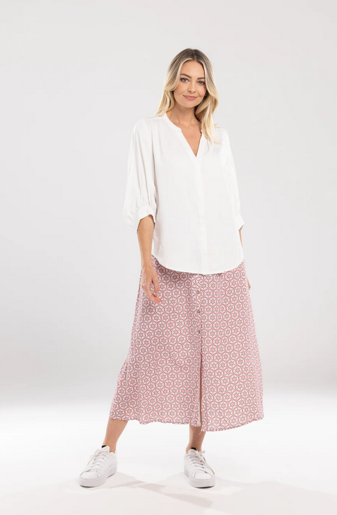 Mi Moso | Rosa Top - White Plain