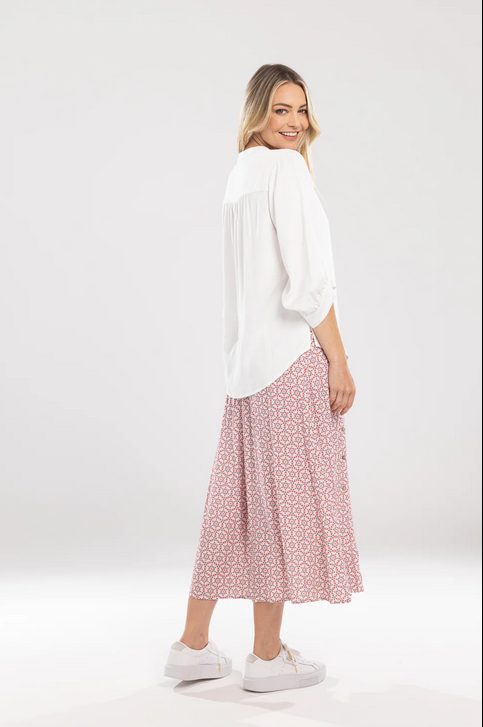 Mi Moso | Rosa Top - White Plain