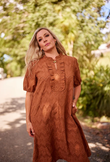 Belle Dress - Hazelnut