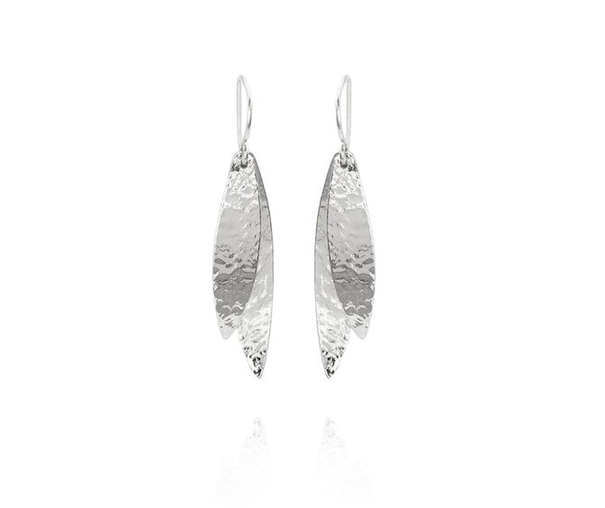 Kauri Leaves Drop Earring (Heritage)  - Stg Silver