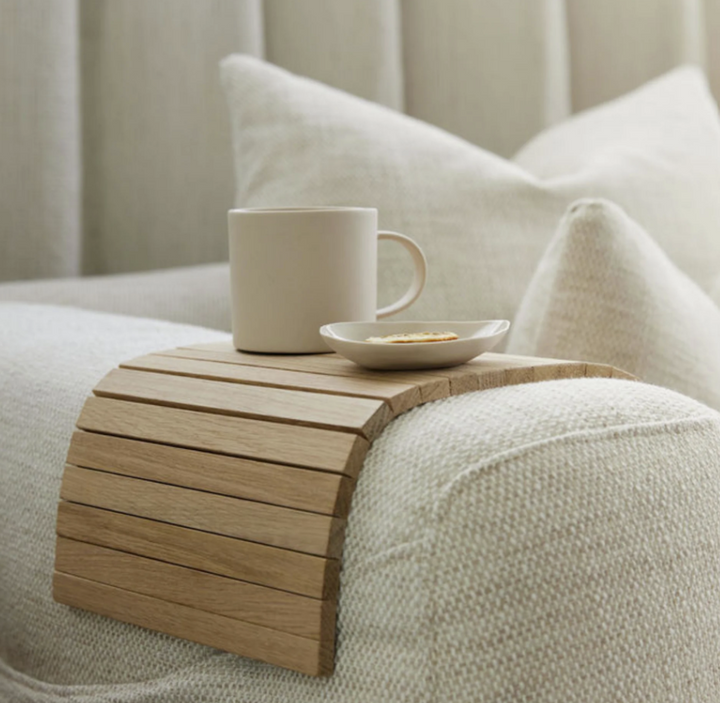 Arm Chair Side Rest Natural Oak