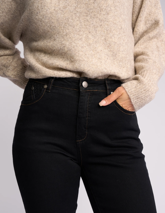 Reign Jean - Black Denim