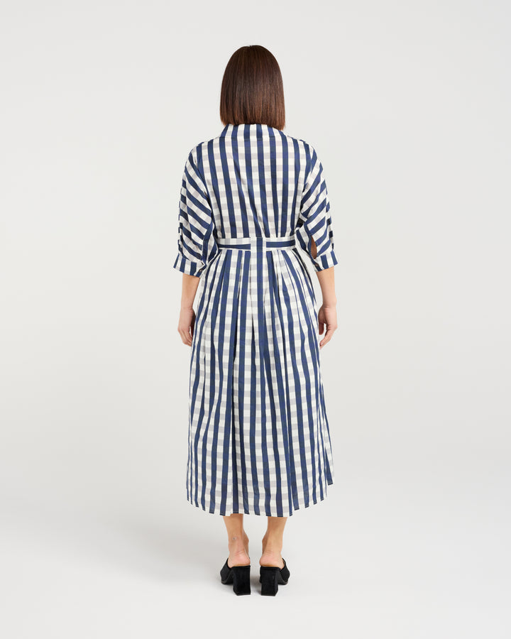 Seduce | Ava Dress - Ink - Back View