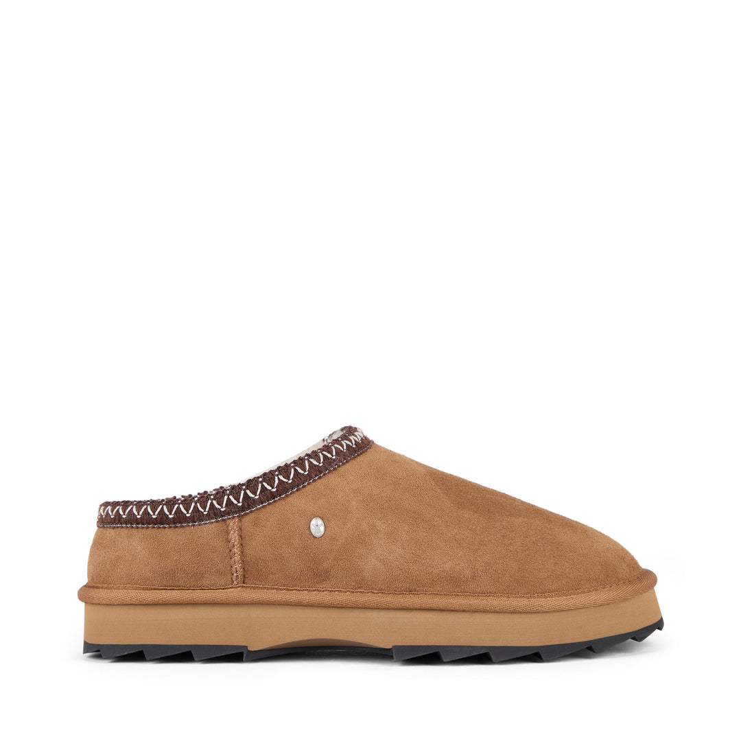 EMU Sharky Scuff Chestnut side view.