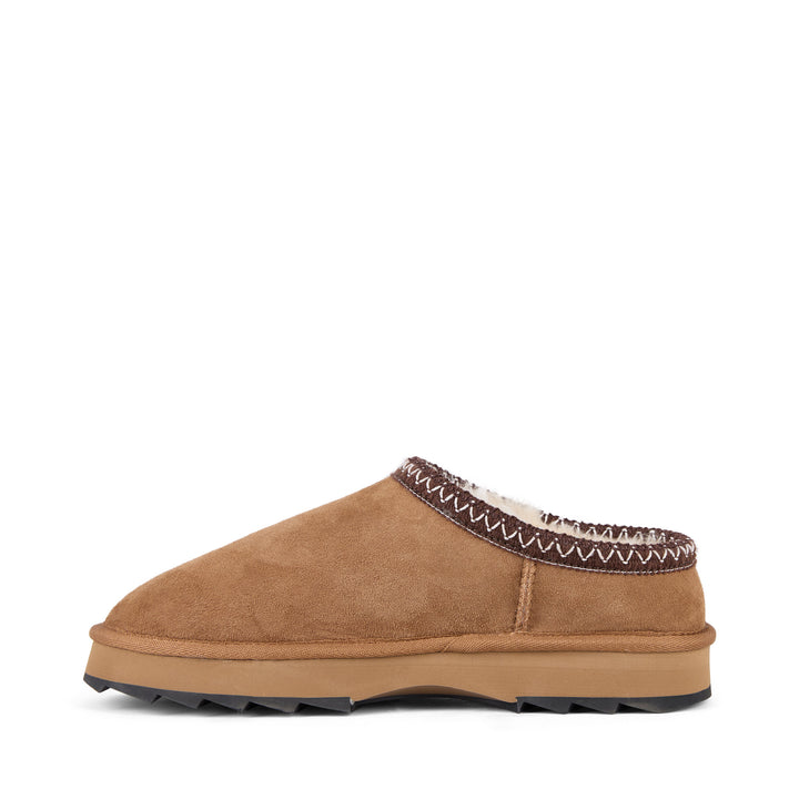 EMU Sharky Scuff Chestnut side view.