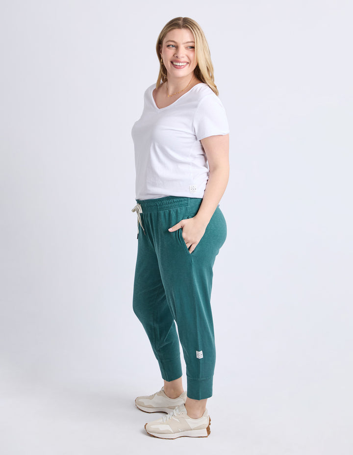Elm Brunch Pant Teal side view.