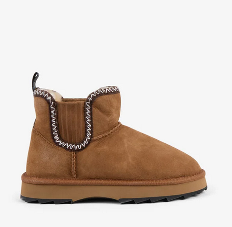 Chestnut EMU Higgie Boots side view