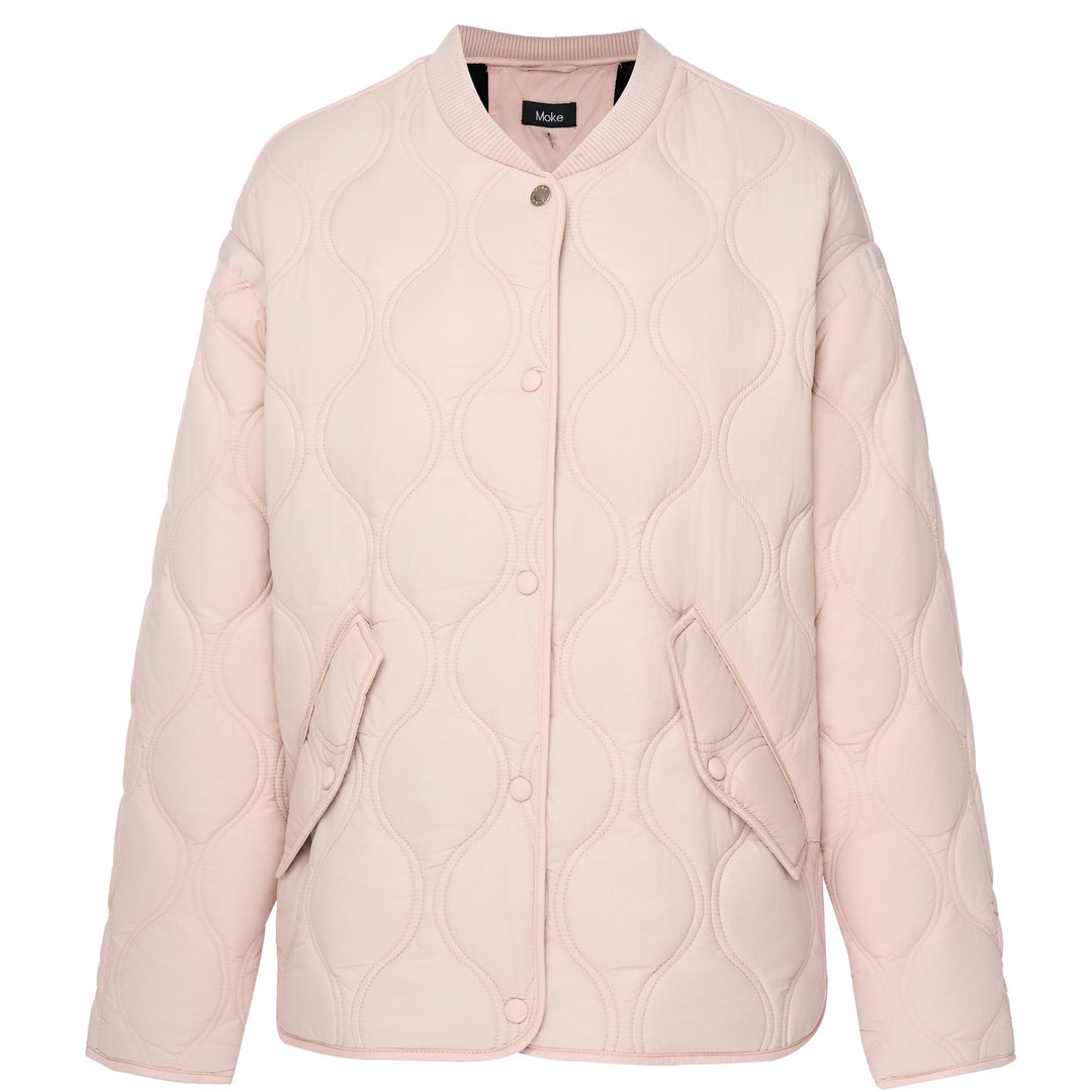 Moke | Talei Quilt Bomber- Blush