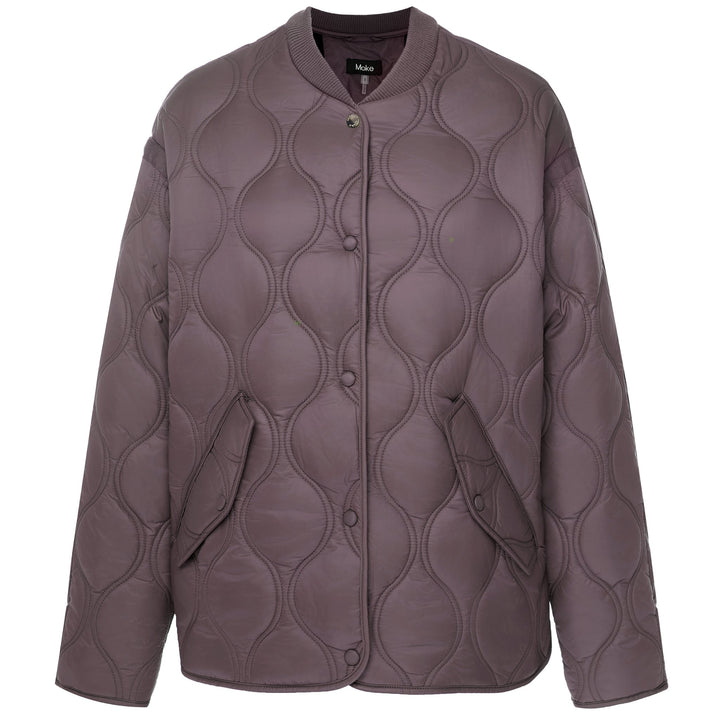 Moke | Talei Quilt Bomber Jacket - Cocoa Powder
