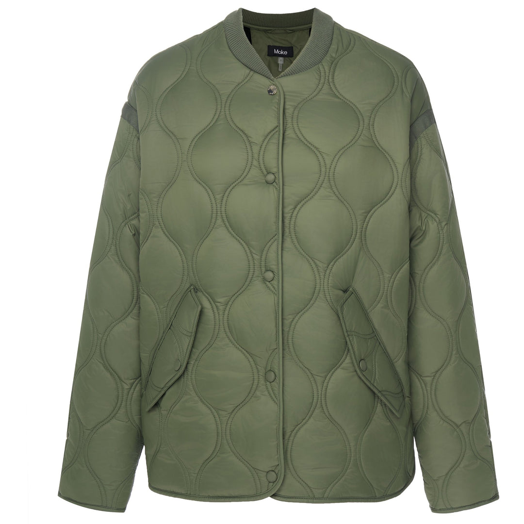 Moke | Talei Quilt Bomber - Olive