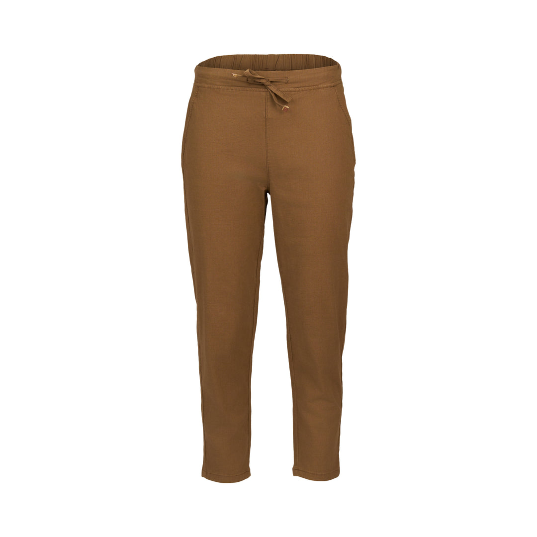 Vassalli 7/8 Tie Waist Pant Pecan - Just Pants