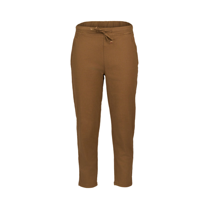 Vassalli 7/8 Tie Waist Pant Pecan - Just Pants