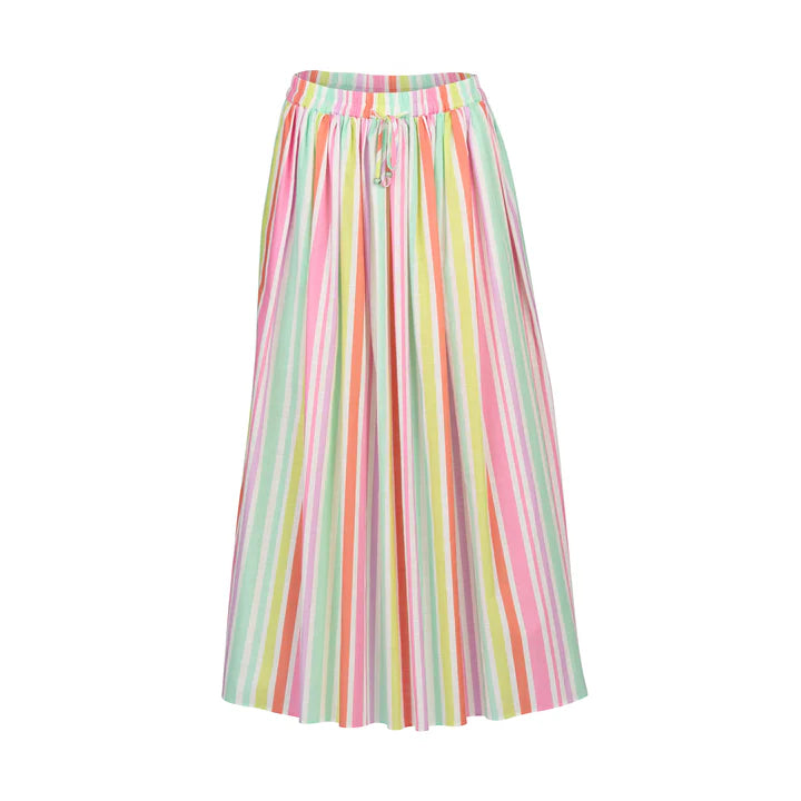 Vassalli Elastic Waist Maxi Skirt Cabana  - Just Skirt