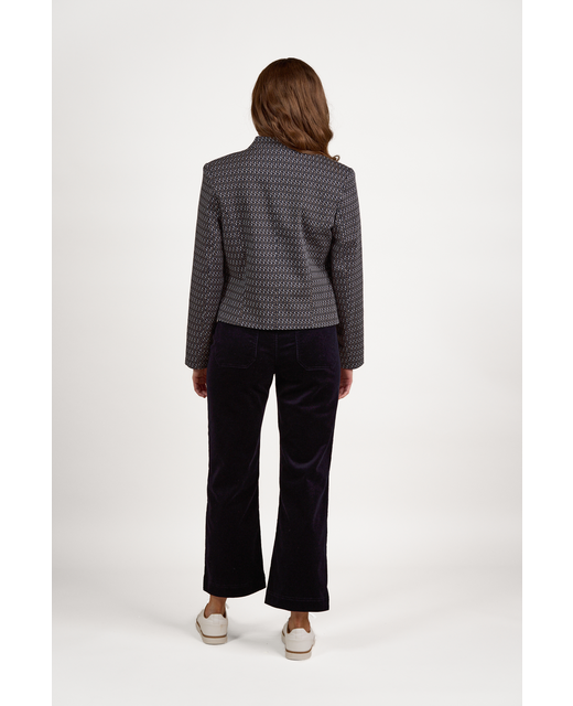 Vassalli I Jacket Collarless Solar - Back View