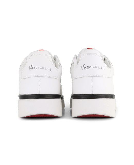 Vassalli | Sneakers - White/Black - Back